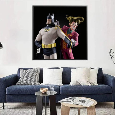 Confrontation de Super-Vilain Verre Acrylique