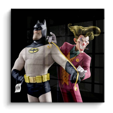 Confrontation de Super-Vilains PVC Brillant