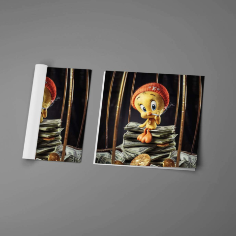 Poulet Riche Poster
