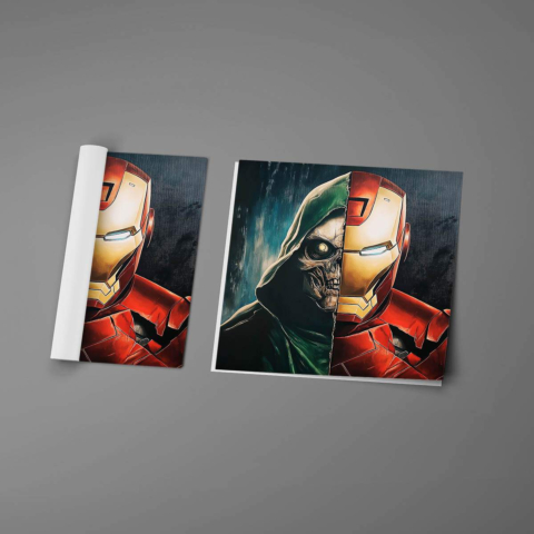 Schurke und Held Poster Art