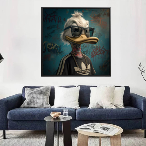 Städtische Ente Acrylglas