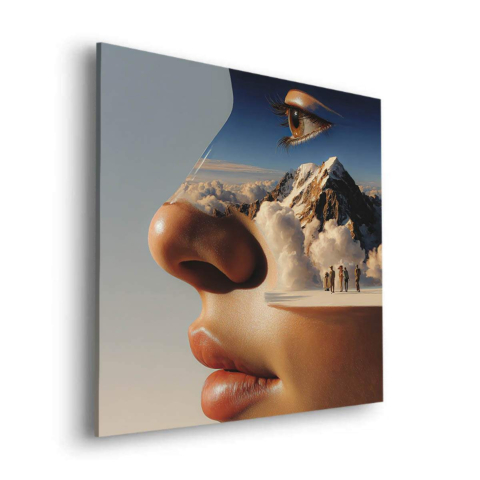 Sommet de la Pleine Conscience Dibond PVC Mat