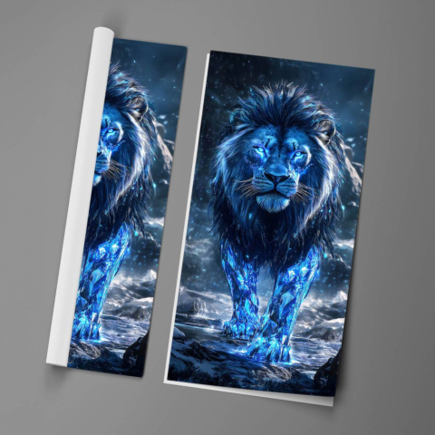 Lion de Glace Mystique Poster