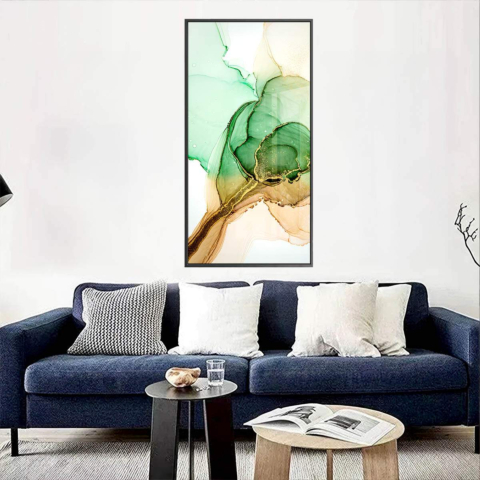 Sérénité Verte Verre Acrylique