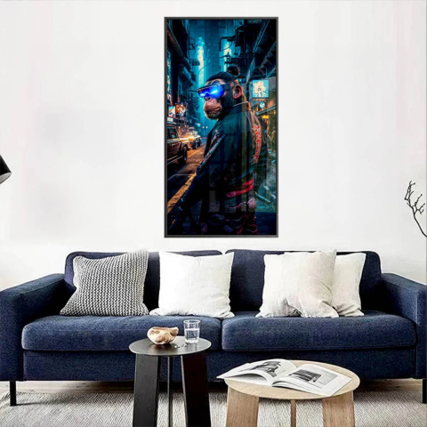 Cyberpunk Monkey Acrylic Glass Art