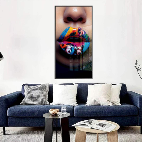 Bunte Ausdrucke Acrylglas