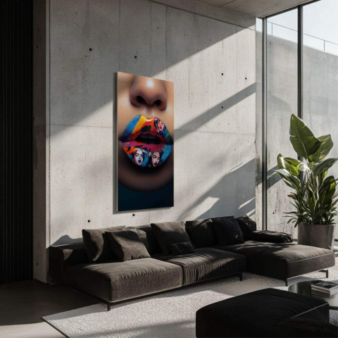 Bunte Ausdrucke Dibond Matt