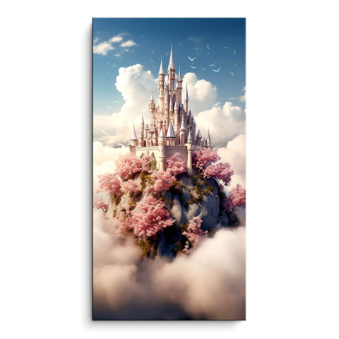 Enchanted Mountain Castle PVC Matt Art