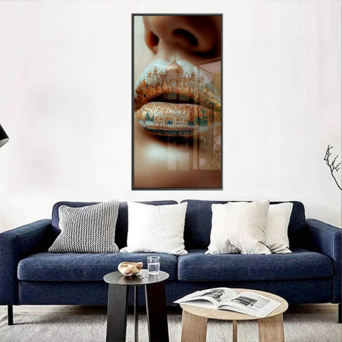 Goldener Mughal-Palast Acrylglas