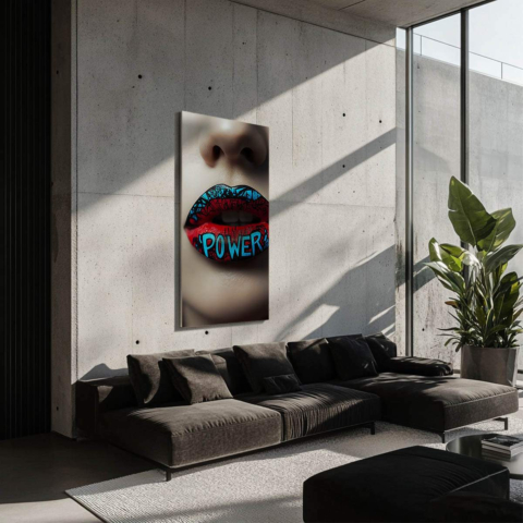 Empowered Lips Dibond Matt Art