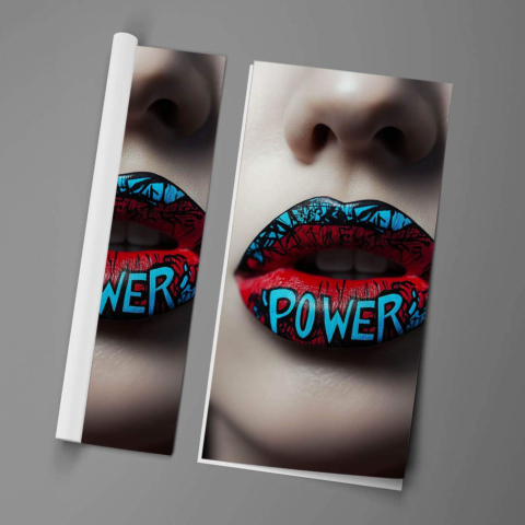 Gestärkte Lippen Poster