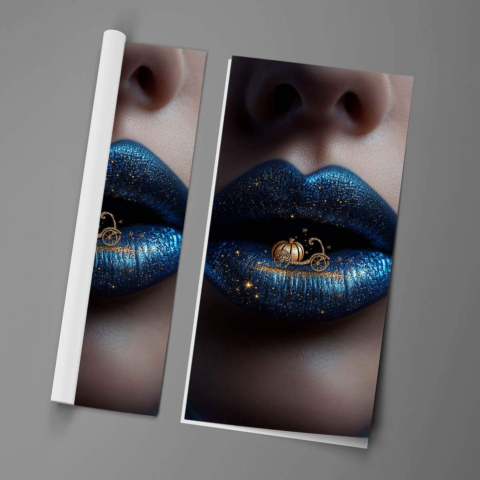 Magischer Winter Glitzer Poster