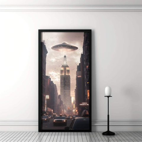 Invasión Alienígena Lienzo