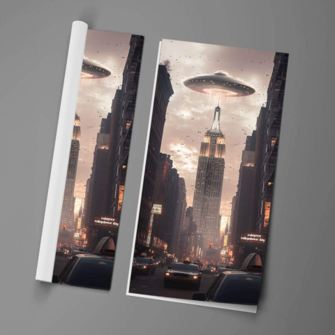 Alien Invasion Poster Art