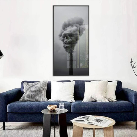 Environmental Pollution Acrylic Glass Art