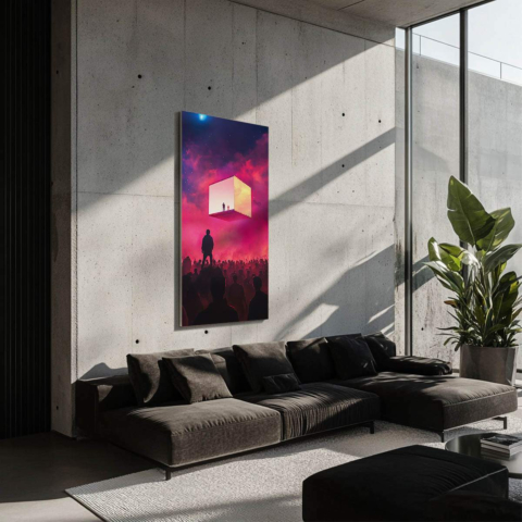 Sky-high Encounter Dibond Matt Art