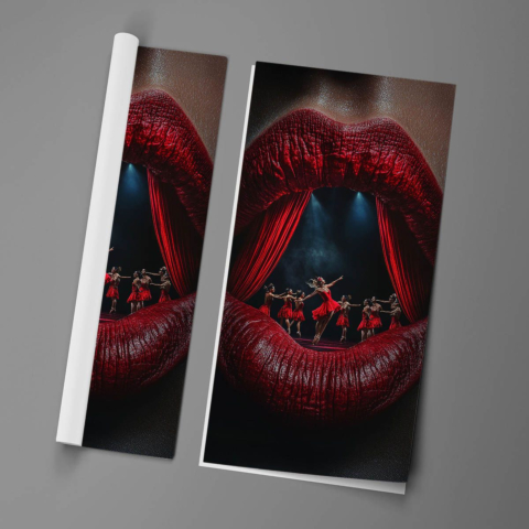 Rote Vorhang Poster