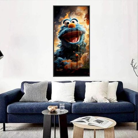 Furry Firestorm Acrylic Glass Art