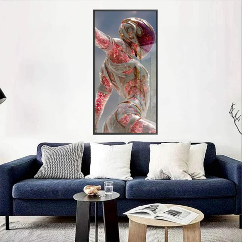 Galactic Astronaut Acrylic Glass Art