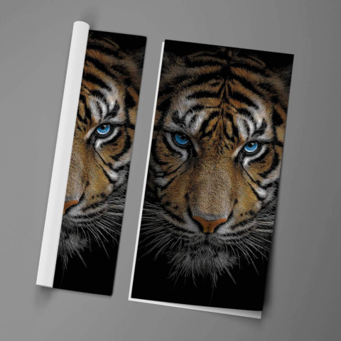 Fierce Blue Eyes Poster Art