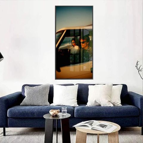 Beach Drive Acrylic Glass Art