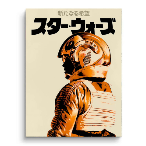 Carrera Espacial Vintage Póster PVC Mate