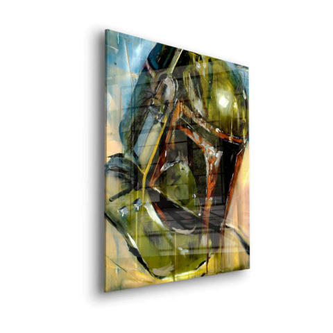 Portrait de Boisson Verre Acrylique