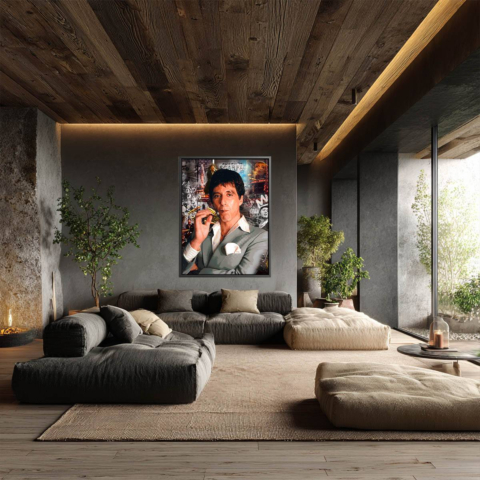 Scarface Ambitionen Leinwandbild