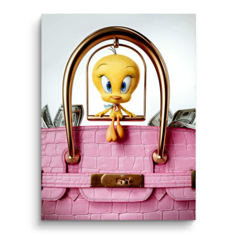 Baby Tweety's Reichtümer PVC Matt Kunstwerk