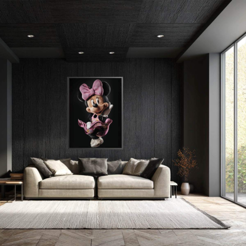 Verspielte Fashionista Leinwandbild