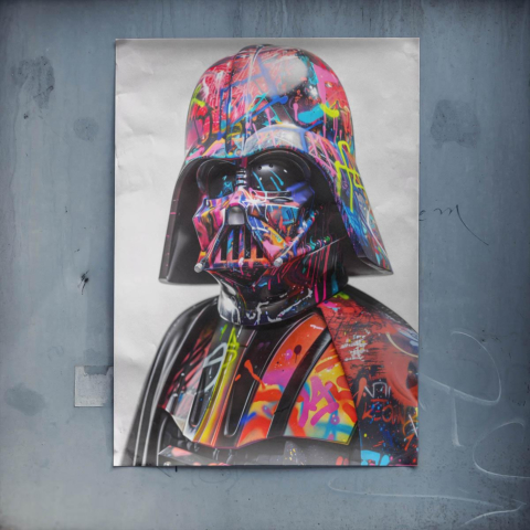 Graffiti Darth Vader Poster Art