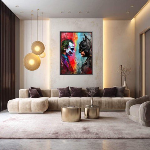 Choc des Ombres Toile