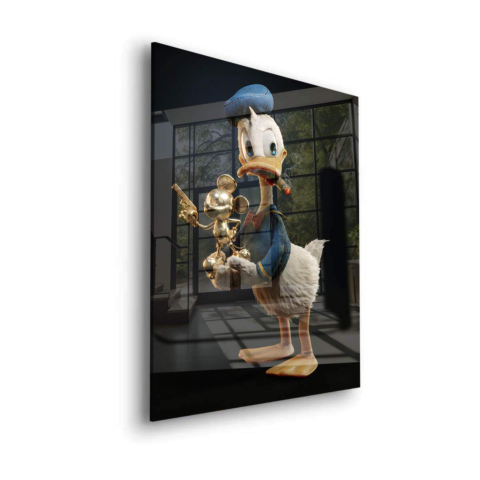 Canard Malicieux Mobster Verre Acrylique