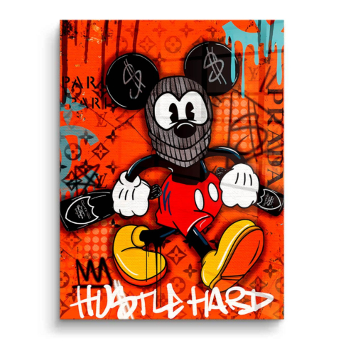 Graffiti Mickey Mouse PVC Brillant