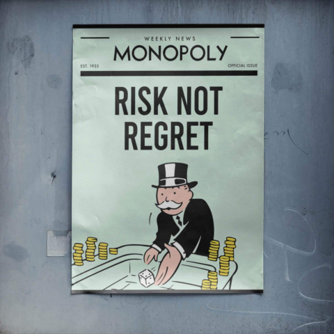 Póster de Advertencia de Monopoly Póster
