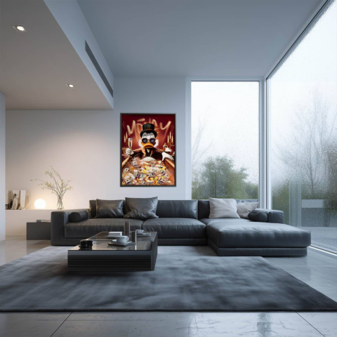 Luxuriöser Reichtum Leinwandbild