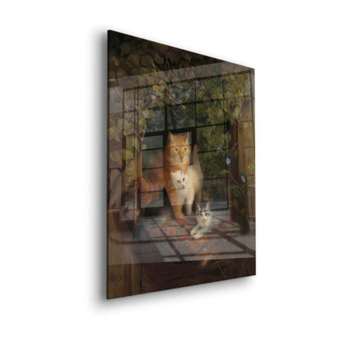 Katzen und Morgenlicht Acrylglas