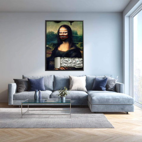 Richesse Masquée Toile