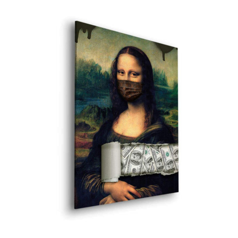 Reichtum und Täuschung Dibond Matt Kunst
