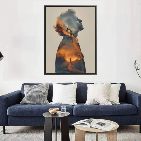 Innere Reflexion Leinwandbild