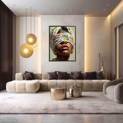 Colorful Expression Canvas Art