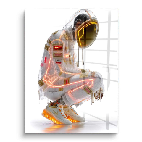 Futuristic Astronaut PVC Gloss Art