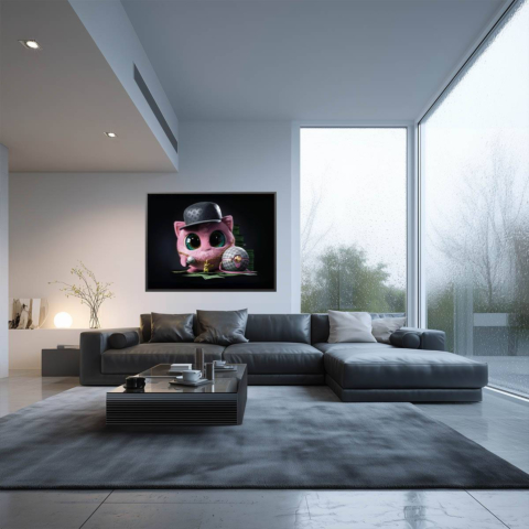 Luxury Cat Canvas Art