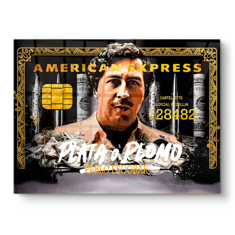 Faux Carte American Express PVC Brillant Art