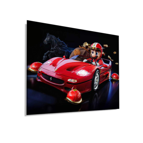 Super Mario Course Dibond PVC Mat
