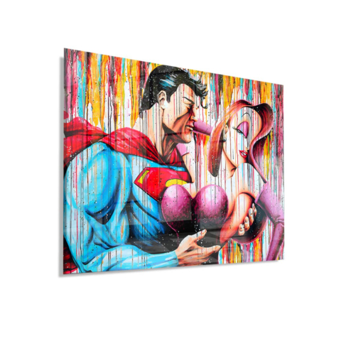 Amour et Pouvoir Verre Acrylique