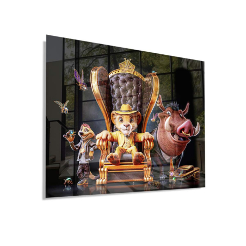 Roi des Queens Verre Acrylique