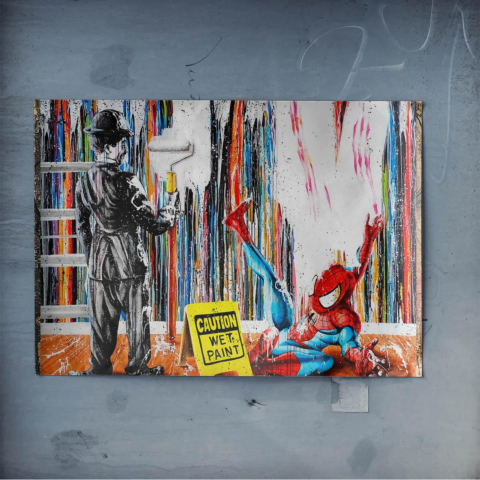 Wet Paint Antics Poster Art