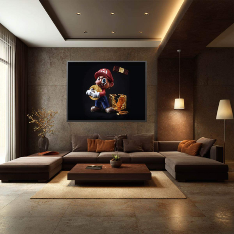 Marios Goldraub Leinwandbild
