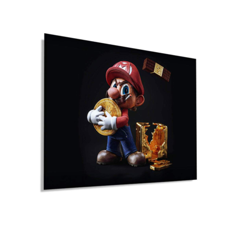 Le Cambriolage Doré de Mario Dibond PVC Mat